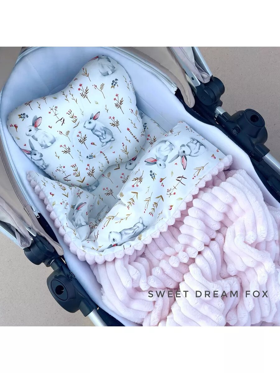 Комплект в коляску для новорожденных осень зима