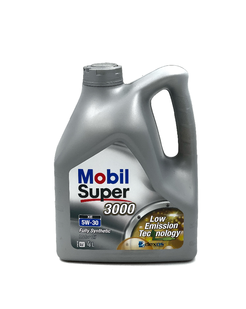 Масло моторное Mobil Super 3000 Low Emission Technology XE 5w-30, синтетическое 4л