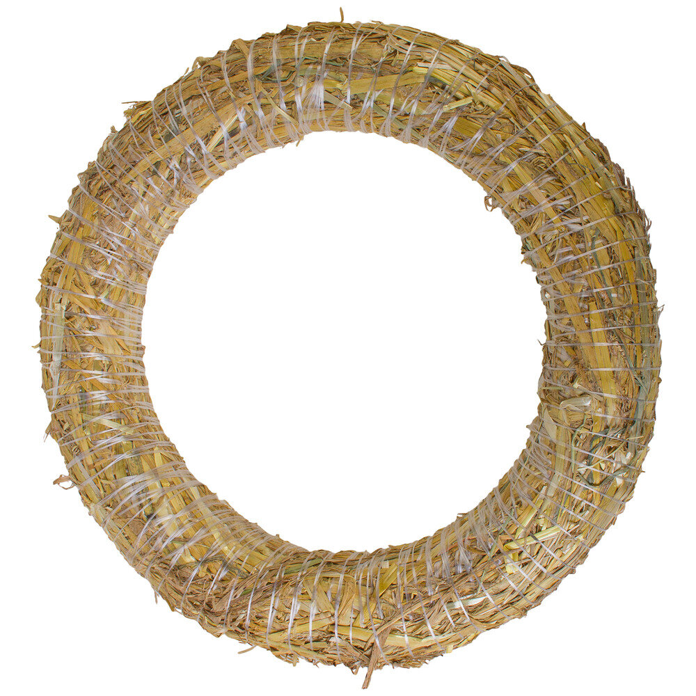 Венок (солома) D35 см Натуральный