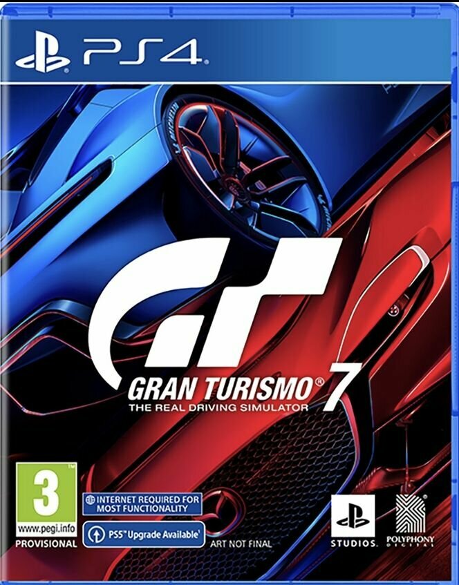 Игра Gran Turismo 7 , для PlayStation 4, Blu-ray , Русские субтитры.