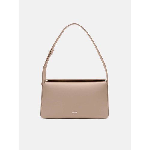 Сумка хобо LUCCA, фактура гладкая, brown