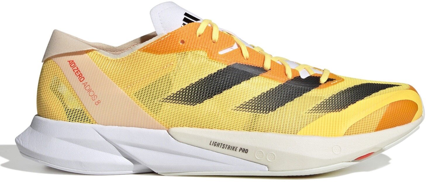 Кроссовки adidas Adizero Adios 8, полнота F, размер 9 UK, оранжевый