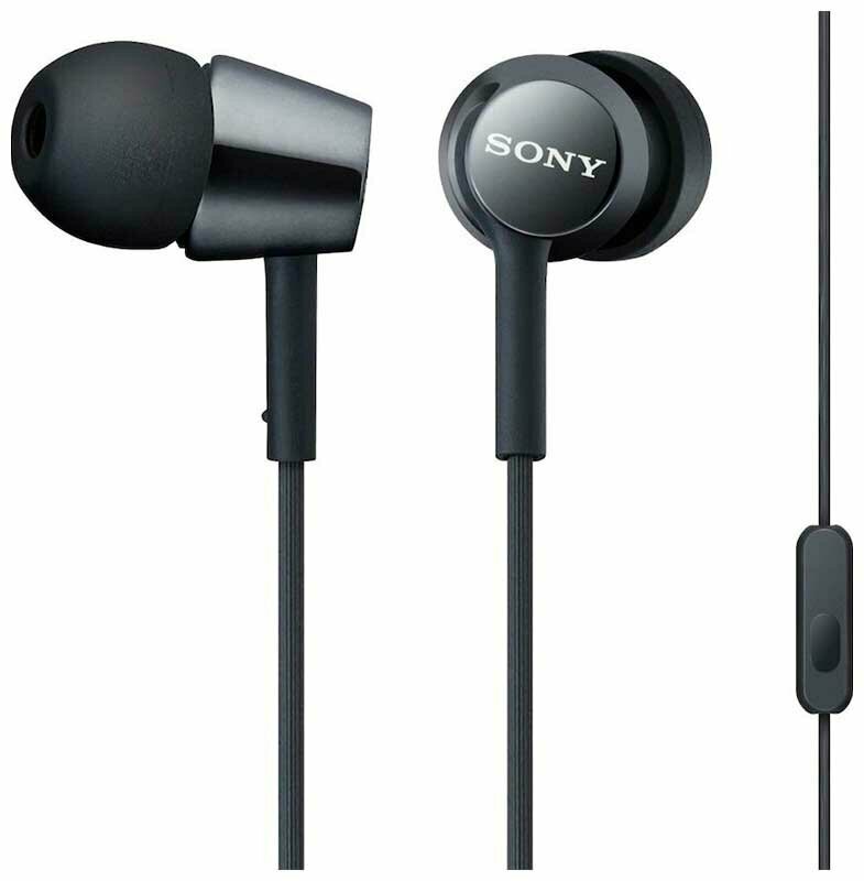 Вставные наушники Sony MDR-EX15AP, black
