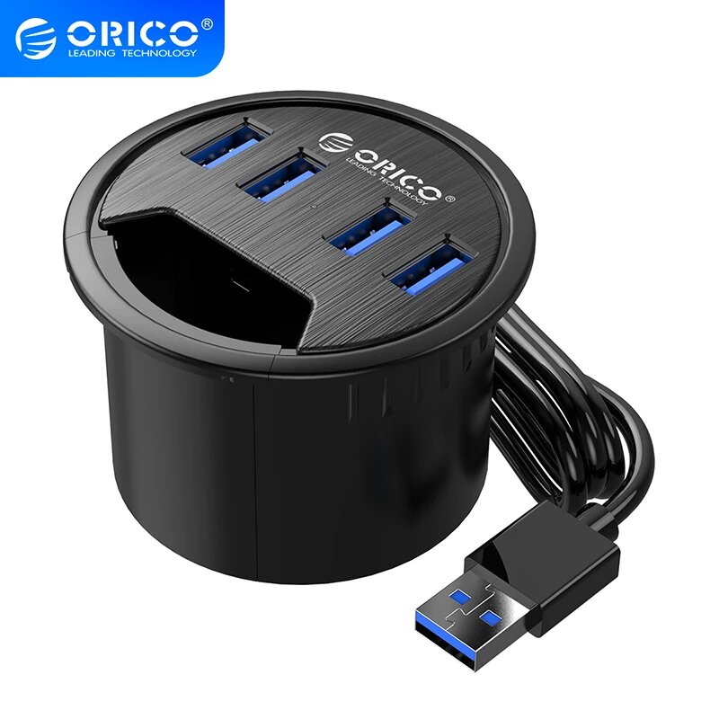 ORICO DESK-4U USB концентратор 4 порта черный