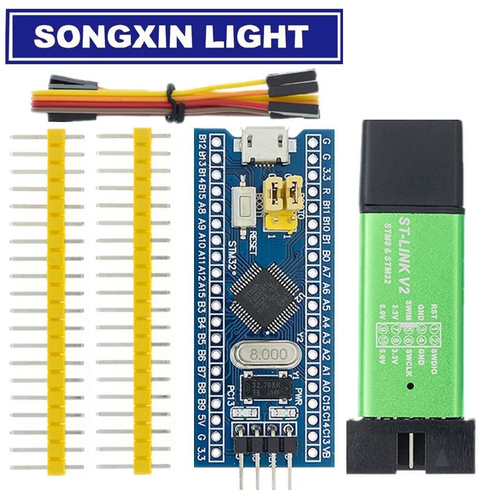 Программатор STM32F103C8T6 SONGXIN LIGHT, C8T6 Original Type-C — фото 1