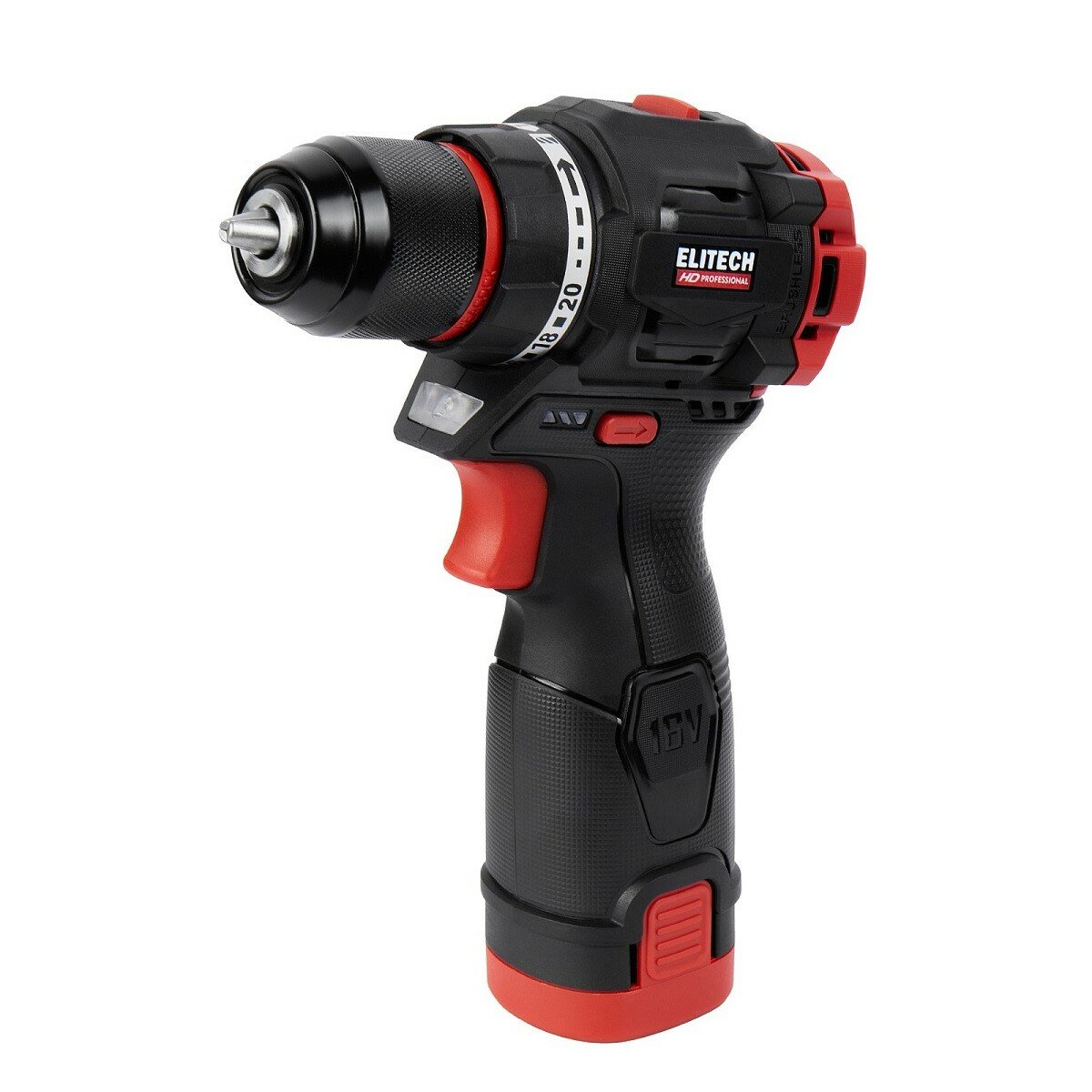 Дрель-шуруповерт аккумуляторная ELITECH CD 16L2 (E2201.039.01) HD — фото 1
