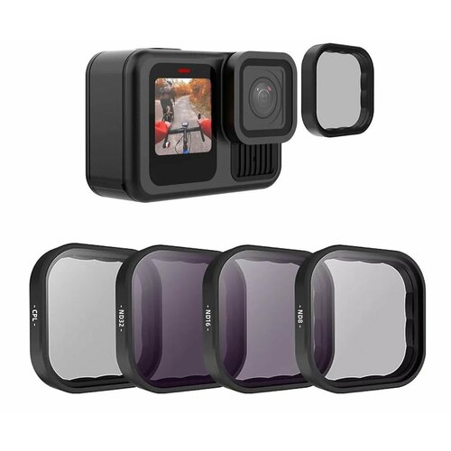 Набор фильтров Telesin для GoPro HERO13 ND8 ND16 ND32 CPL S5-FLT-13-TGP 5590₽