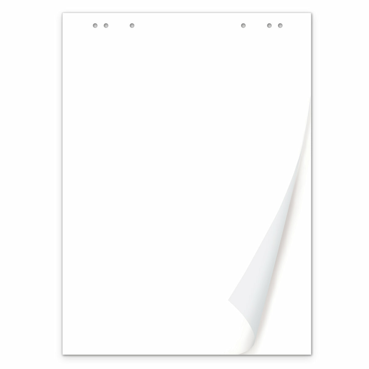 Блокнот для флипчарта Brauberg, 50 листов, чистые, 67.5х98 см, 80 г/м2