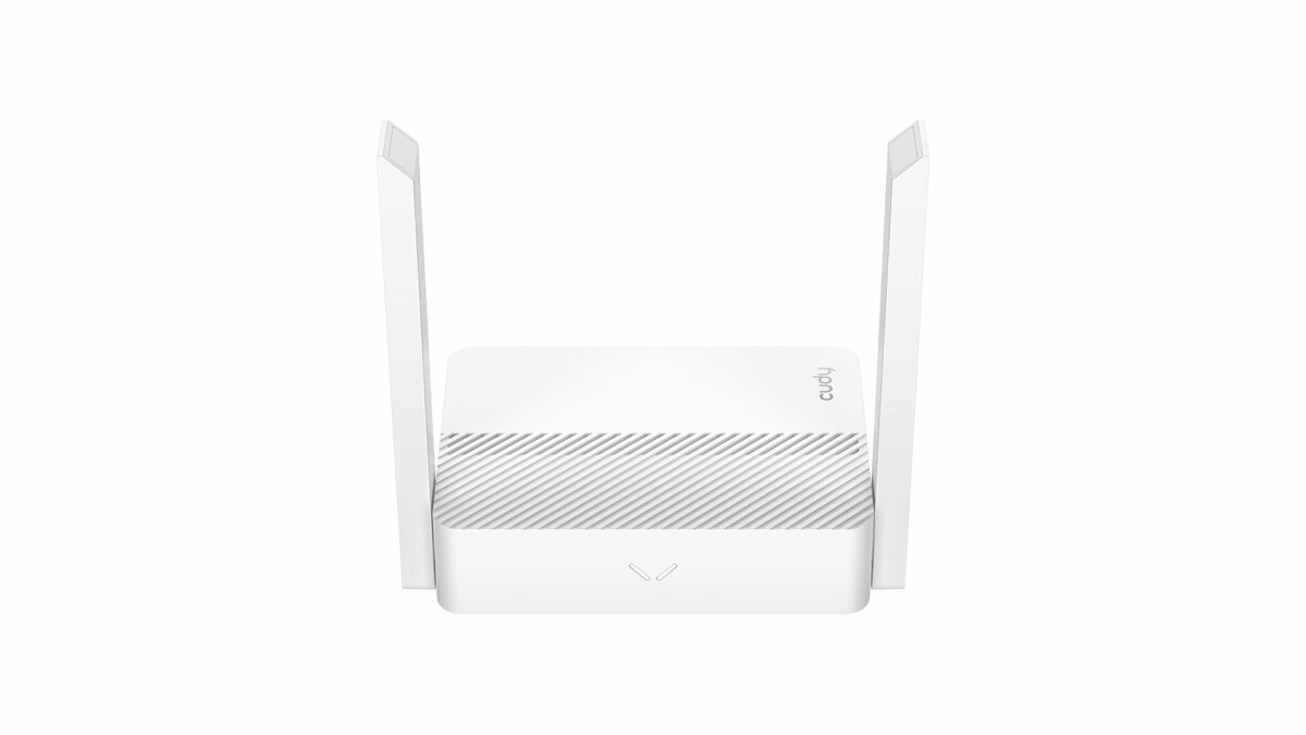 Wi-Fi роутер CUDY WR1200E белый, 2.4 / 5 ГГц, 4 порта 10/100 Мбит/с