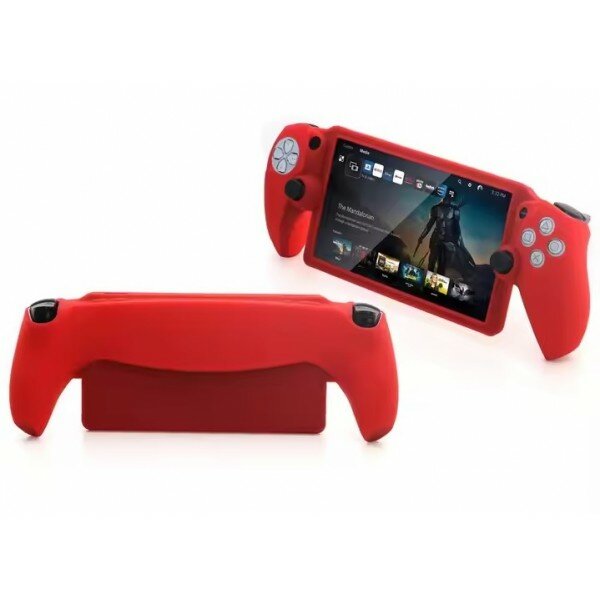 Силиконовый чехол Dobe Silicone Case для PS Portal (TP5-3586), Transparent red — фото 1