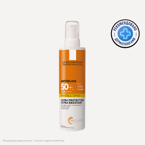 Изображение товара Невидимый спрей LA ROCHE POSAY для лица и тела SPF 50+ 200 мл