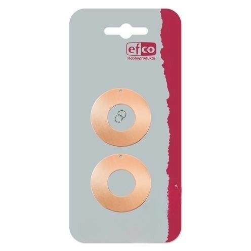 Подвеска EFCO "Кольцо", с отверстием, 2 шт