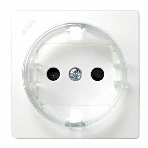 8 шт. Simon 73 loft Белый Накладка розетки с заземлением с защитными шторками 73041-60