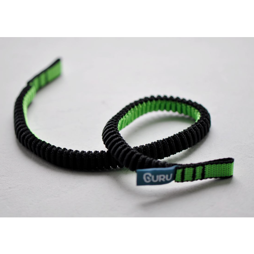 Страховка для инструмента GURU ACCIO V2, цвет черный/зеленый, длина 45 см