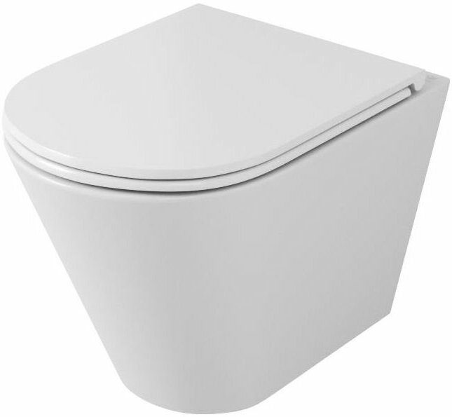 Унитаз подвесной Owl 1975 Vind Ruta-H OWLT190304 35.5 x 51.5 x 36.5 см безободковый сиденье DP Soft Close