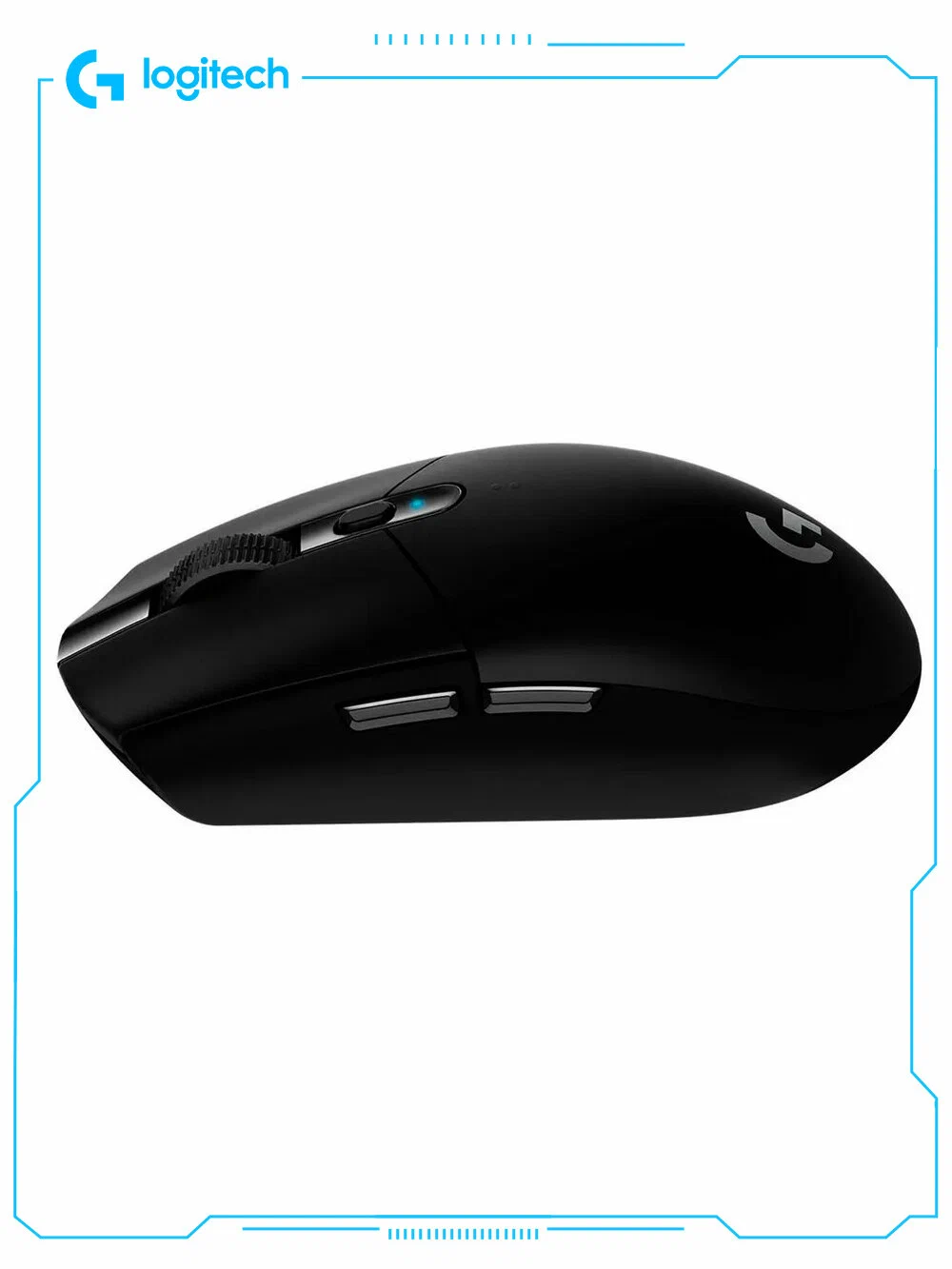 Беспроводная игровая мышь Logitech G G304 Lightspeed черный, датчик Hero, 12K DPI — фото 1