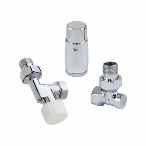 фото Комплект аксиальный schlosser dn15 gz 1/2* gw 1/2 с головкой мини m30*1,5, хром
