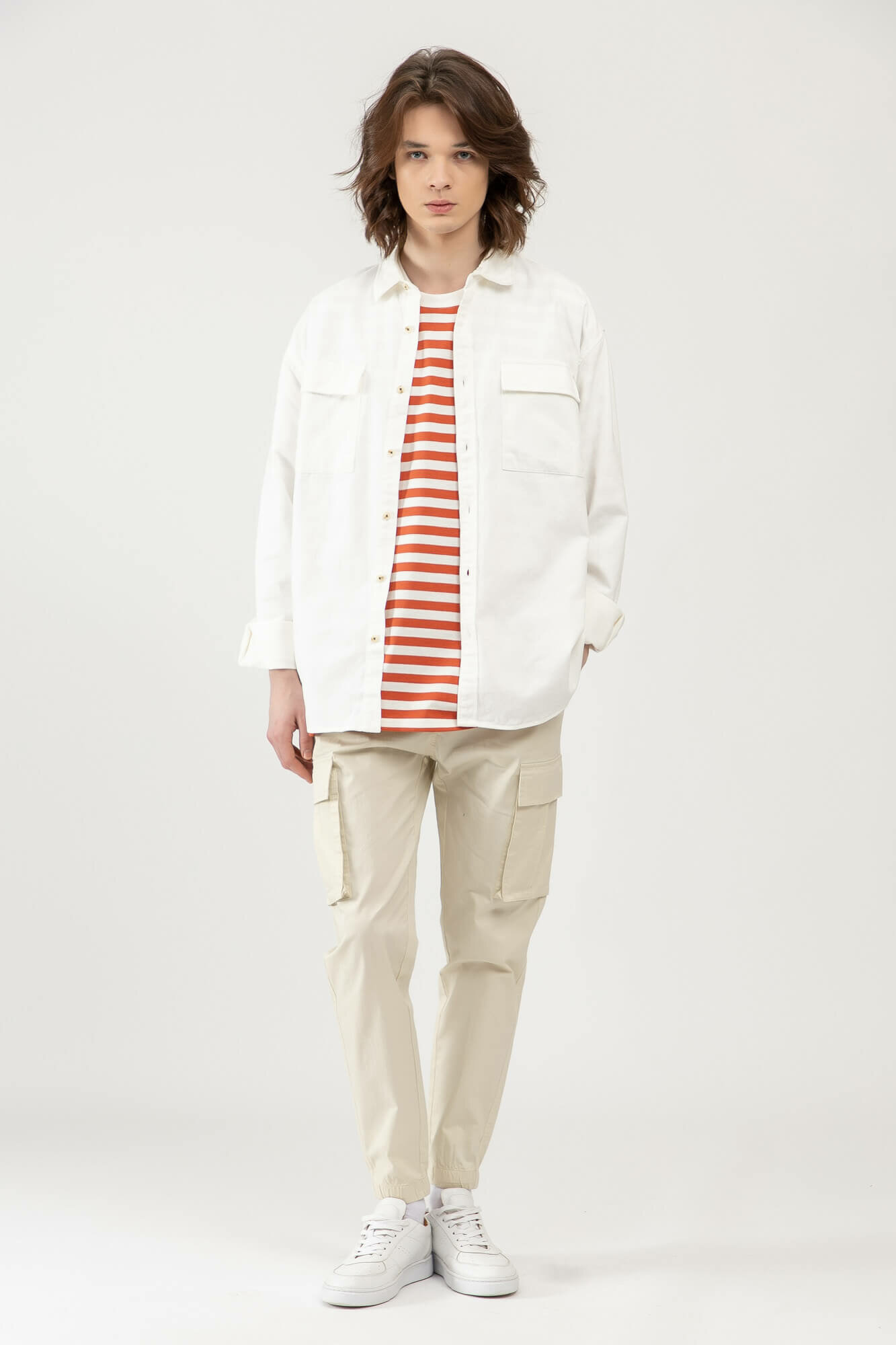 Рубашка TERRA PRO, размер L, white — фото 1