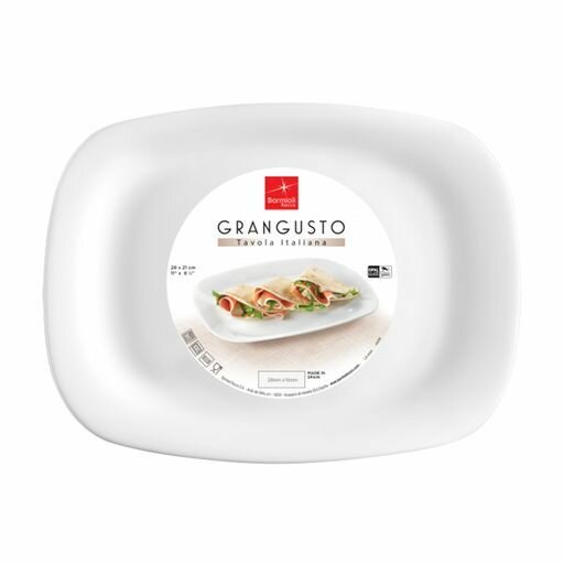 Блюдо сервировочное стеклянное Bormioli Rocco Grangusto 