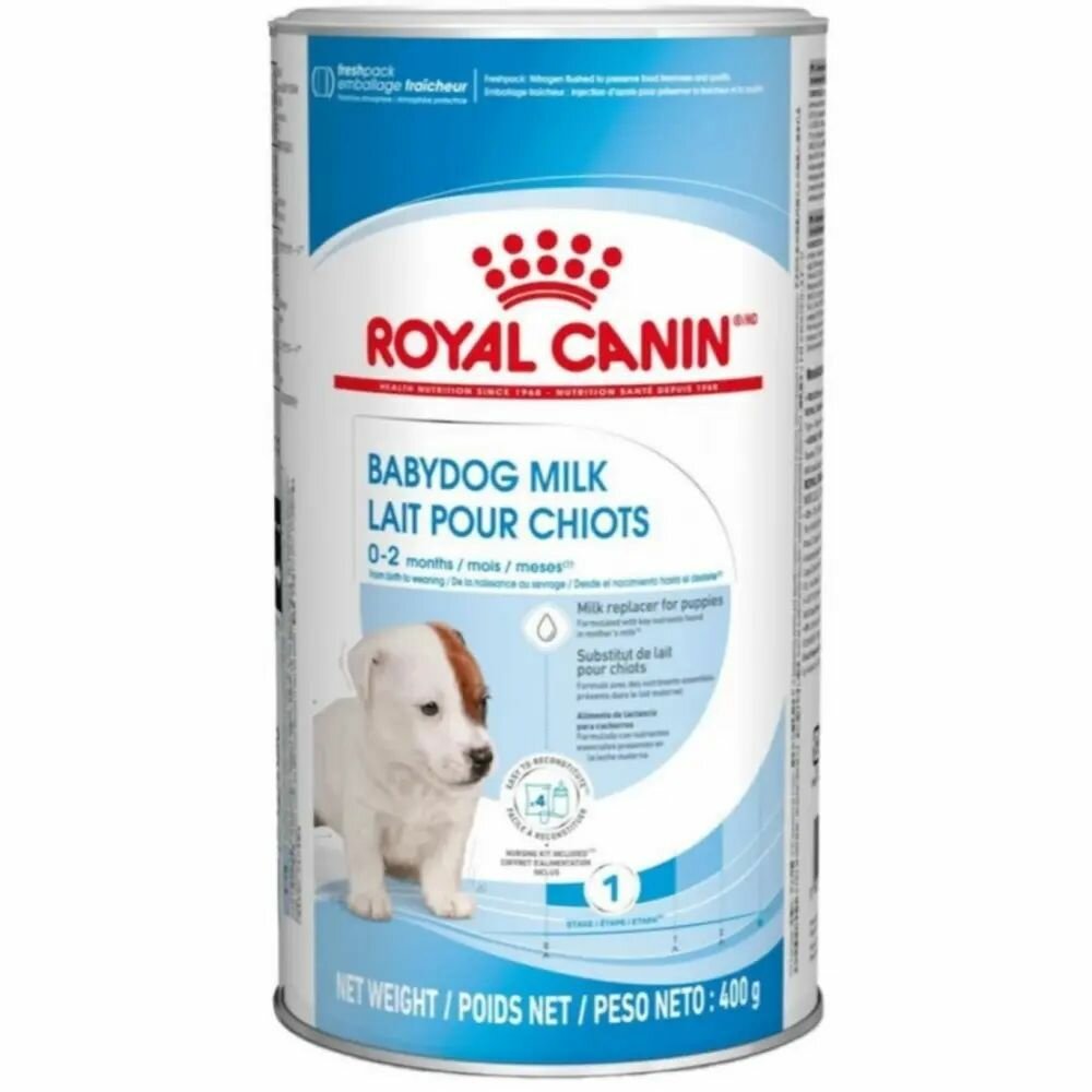 Заменитель молока Royal Canin Babydog Milk 400 г. (для щенков в возрасте от 0 до 5 недель)