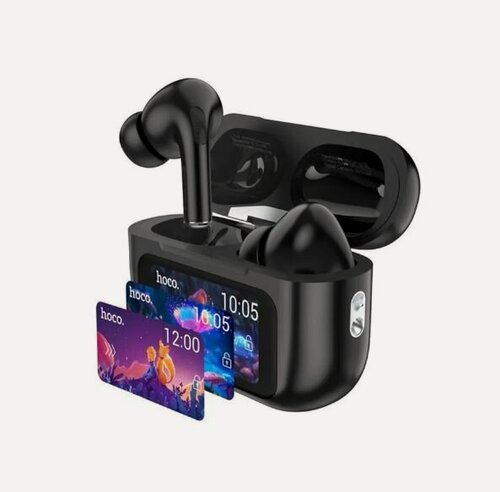 Изображение товара Наушники беспроводные Hoco EW72 Soar с сенсорным экраном, черные
