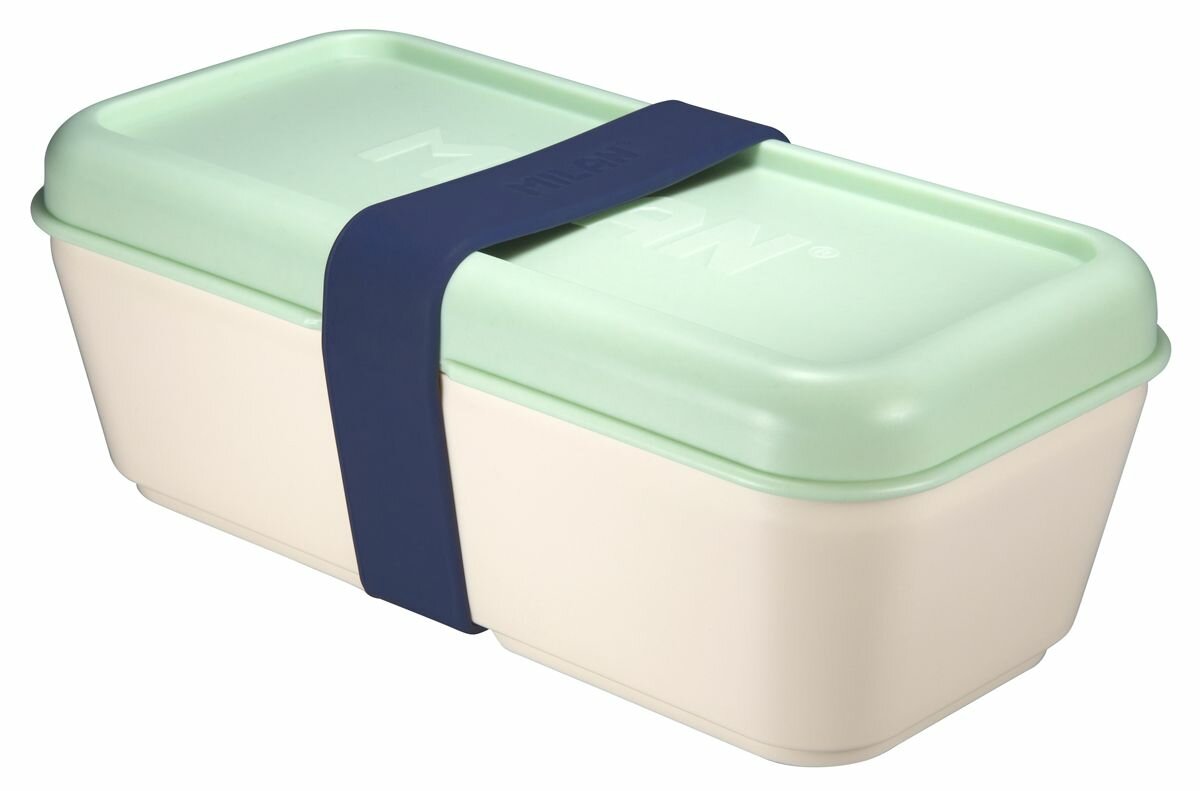 MILAN 1918 ланч-бокс 750 мл контейнер пищевой с разделителем 20 x 9 x 7.5 см Зеленый 085110GR