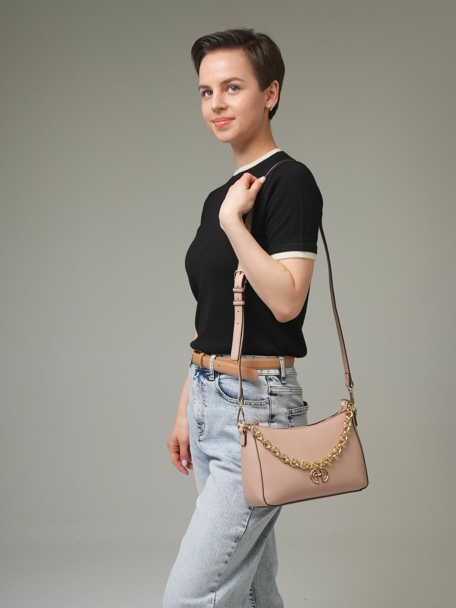 Сумка клатч Daniele Patrici, светло-бежевый — фото 1