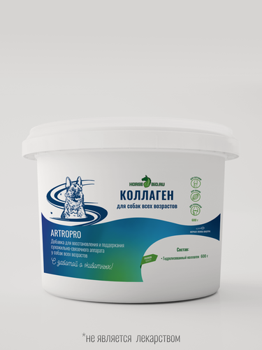 Изображение товара Добавка в корм Коллаген Horse-Bio ArtroPro для собак, 600г