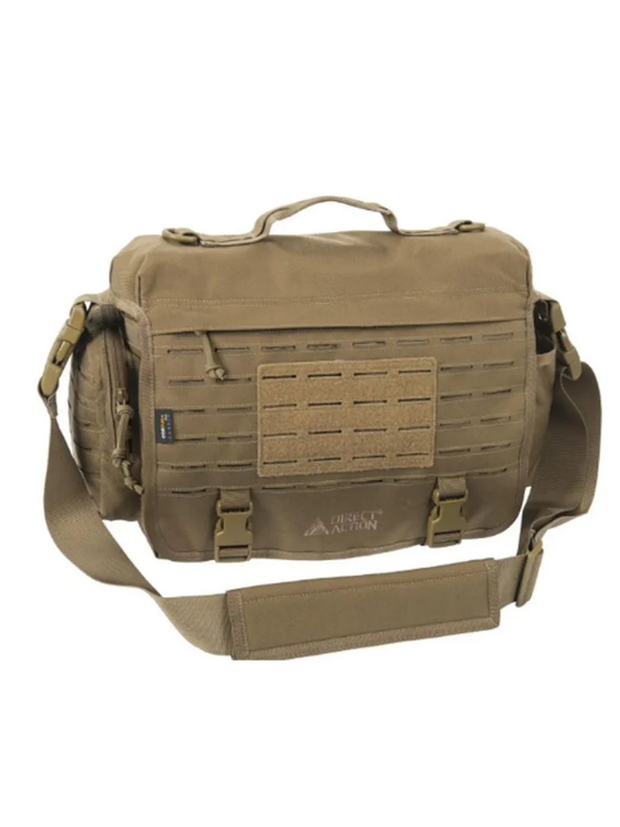 Сумка мессенджер HELIKON-TEX, фактура зернистая, coyote