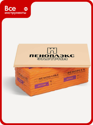 Изображение товара Экструдированный пенополистирол PENOPLEX Экстрим 50x585x1185 мм, в упаковке 7 шт. TU0-0003338