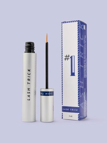 Изображение товара Средство для роста ресниц и бровей LashTrick (Лаштрик), 3 мл.