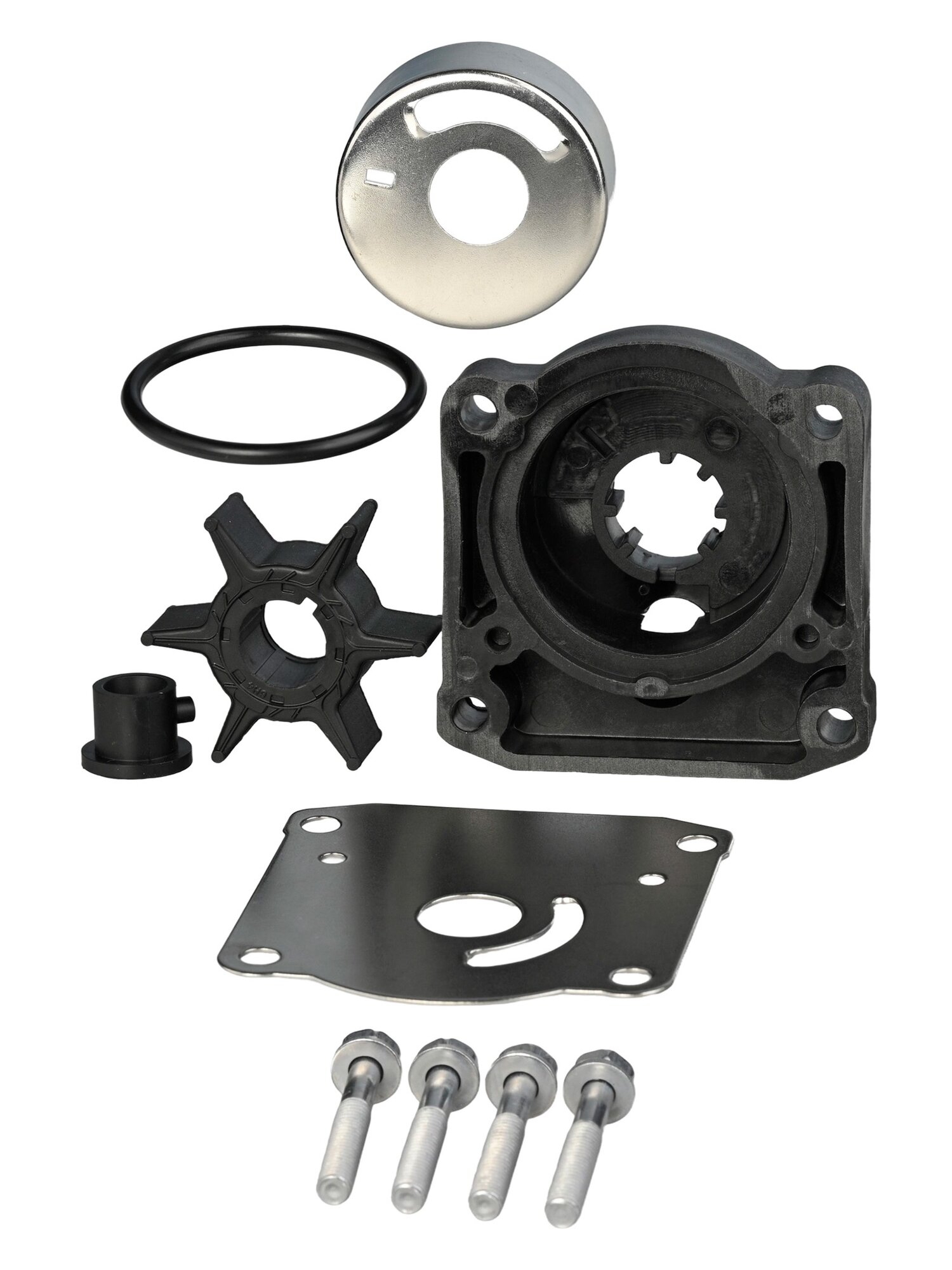 Ремкомплект помпы для Yamaha 25, 30 л. с. 2т 61N-W0078-11 с корпусом