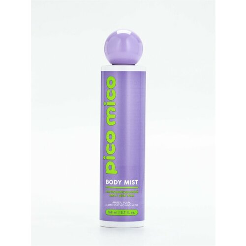 Мист для тела парфюмированный, 168 мл, аромат амбра, слива, жасминовая орхидея и мускус, PICO MICO