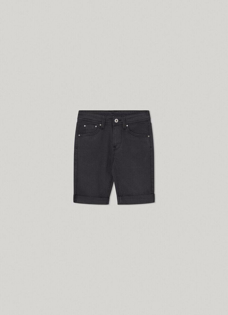 Шорты Pepe Jeans, размер 6 лет, черный