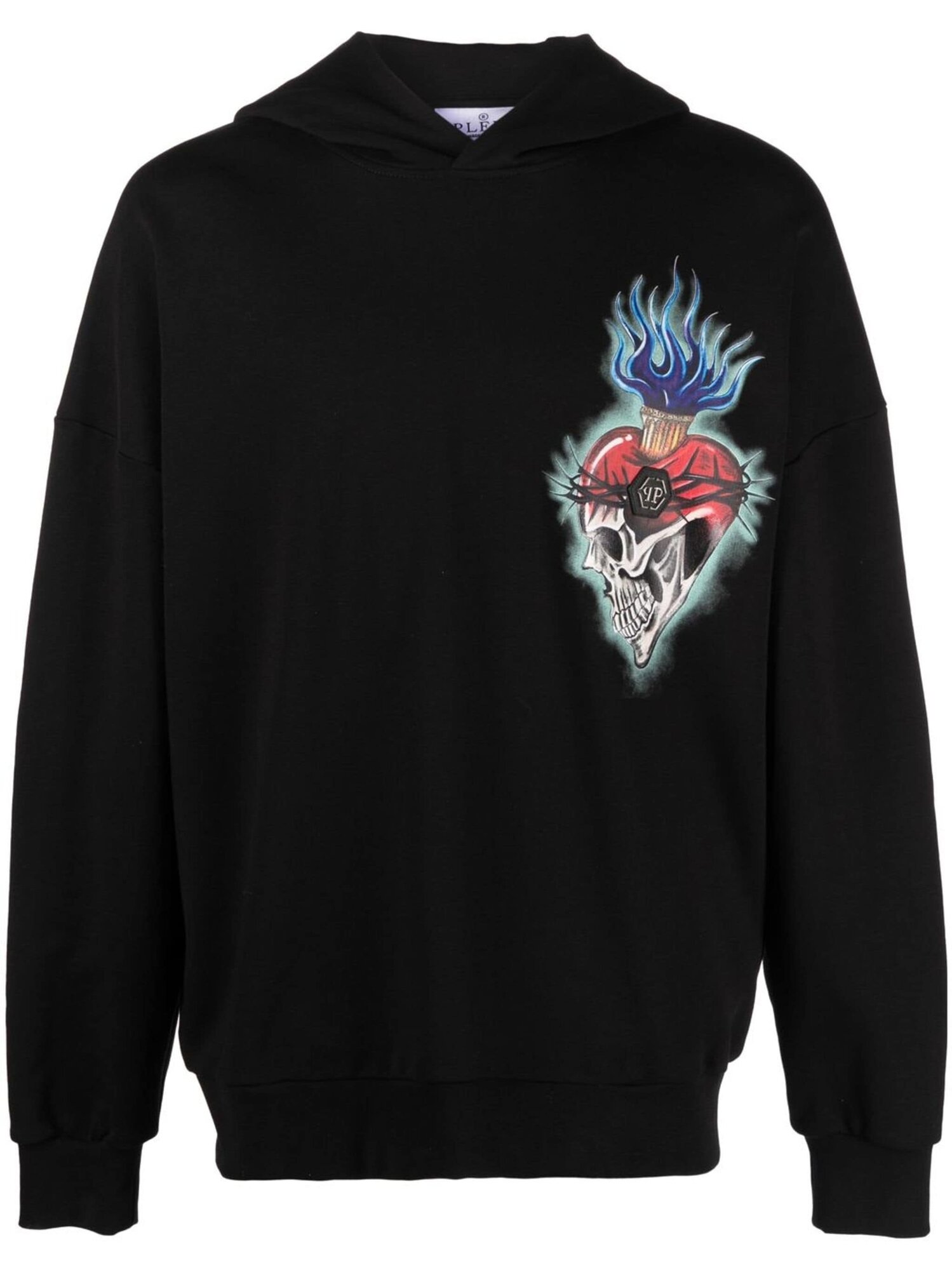 Худи PHILIPP PLEIN Love, размер XXL, , черный