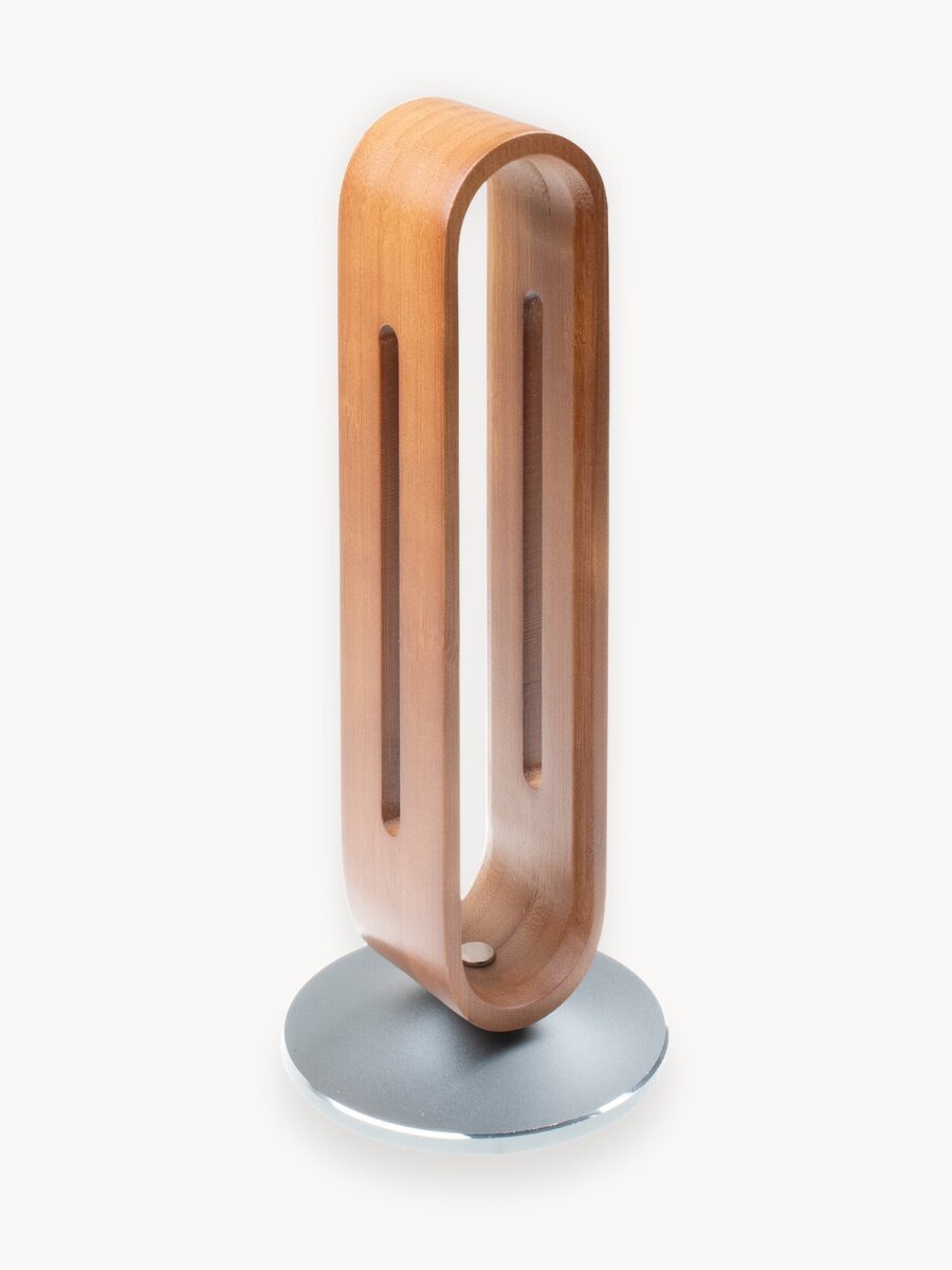 Подставка для полноразмерных наушников DendyShop / Из бамбука / Высота 24 см