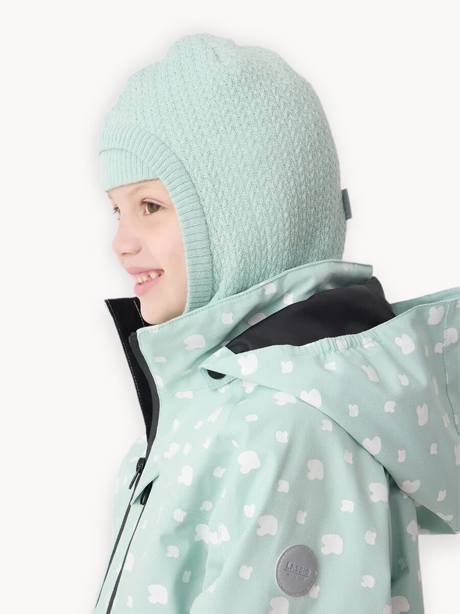 Балаклава Lassie Maissi для девочек, размер 46, зеленый,