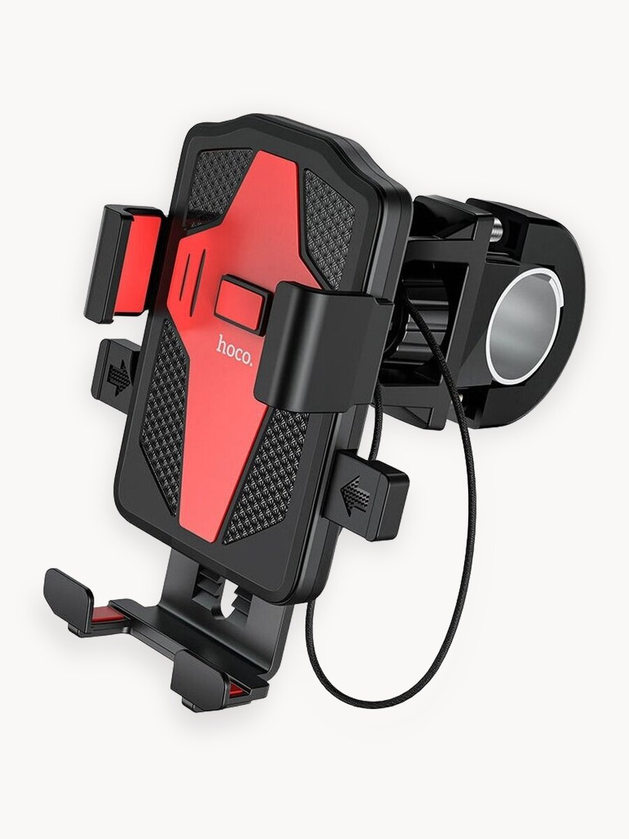 Держатель телефона Hoco CA73 (черный) на велосипед и мотоцикл