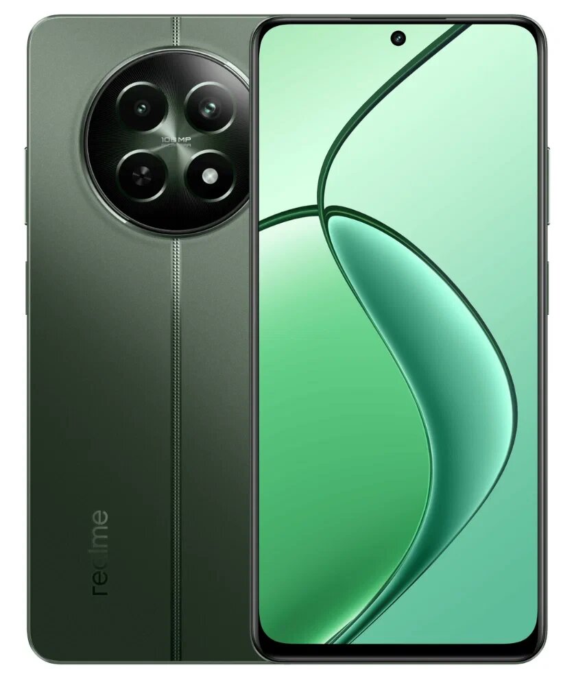 Телефон Realme 12 5G 8/256Gb зеленый (RMX3999)