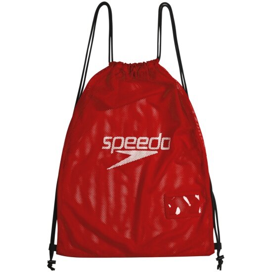 Мешок для мокрых вещей Speedo EQUIP MESH BAG XU RED красный 8-074076446, one size