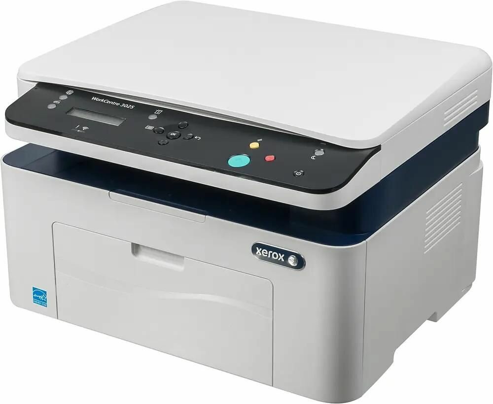 МФУ лазерный Xerox WorkCentre 3025 черно-белая печать A4 цвет белый