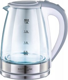 Чайник MAXTRONIC MAX-207 белый/серый