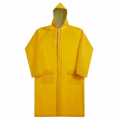 INBLOOM Дождевик-плащ с капюшоном XL 114x67см ПВХ 270 мкм 5 штук 5385₽