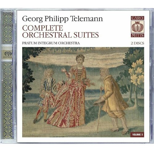 Telemann-Orchestral Suites (TWV 55) Vol.3-Pratum Integrum < Caro Mitis SACD EC (Компакт-диск 2шт) телеман