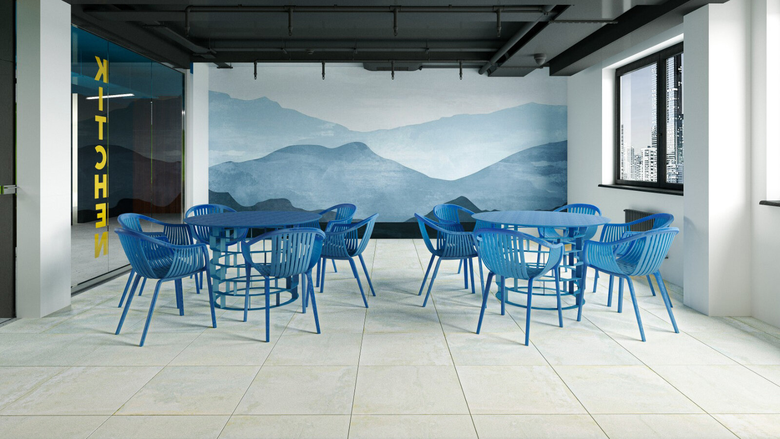 фото Керамогранит Dako Life Серо-Бежевый 60x60 E-5016/MR/600x600 морозостойкая