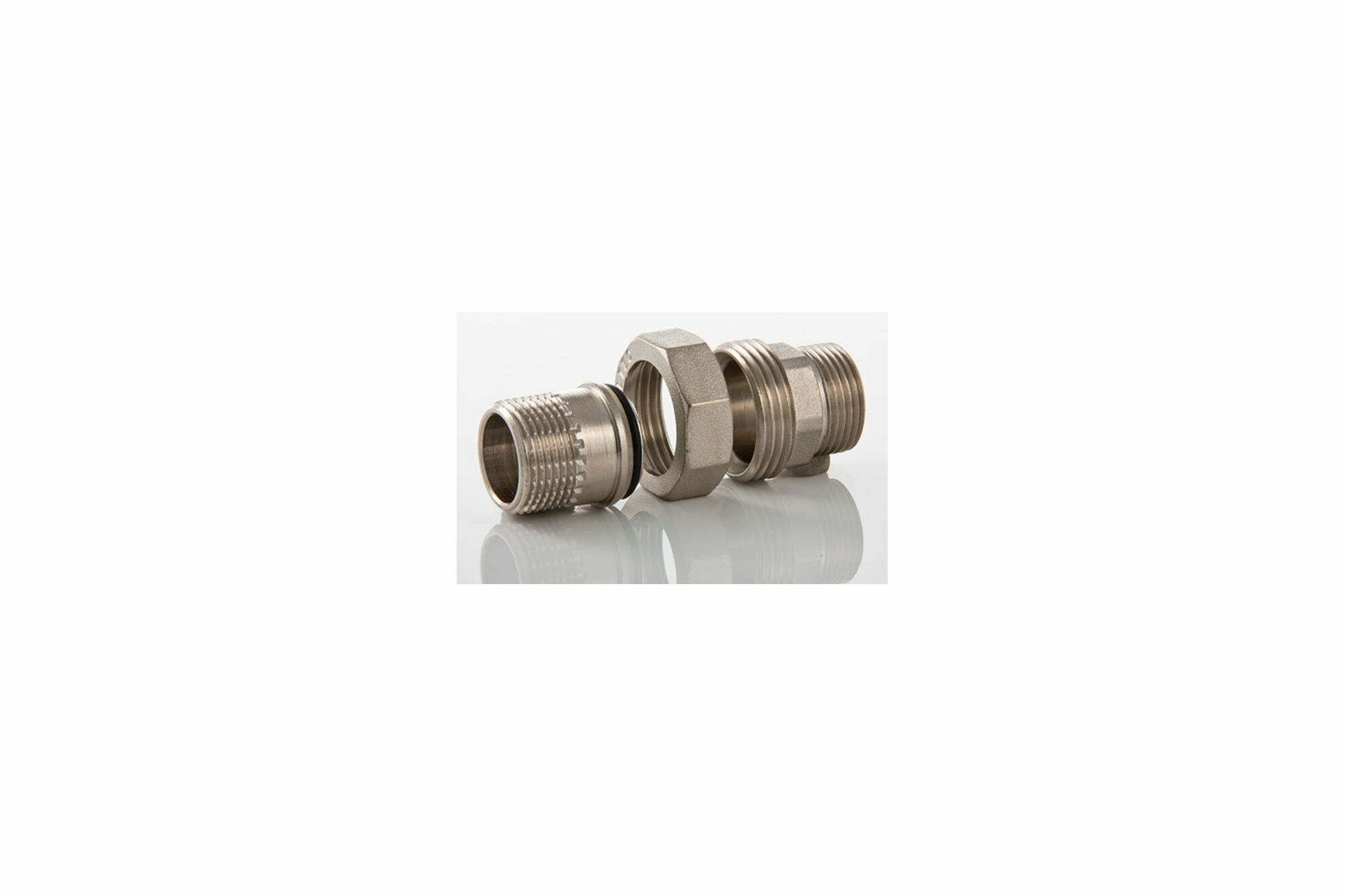 фото Сгон сантехнический Valtec прямой, разъемный, американка 1/2" нар.-нар.