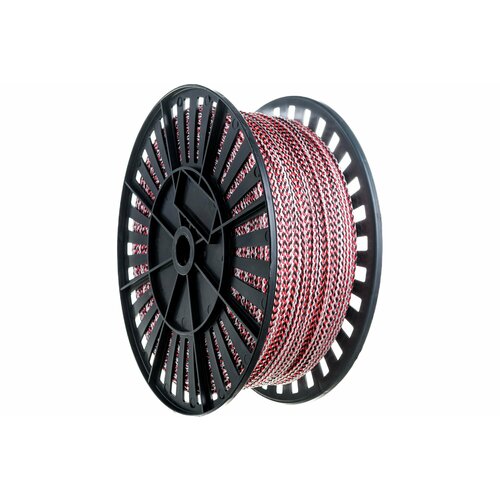 Эбис Веревка вязаная ПП 3 мм (500 м) цветная/ белая 71255