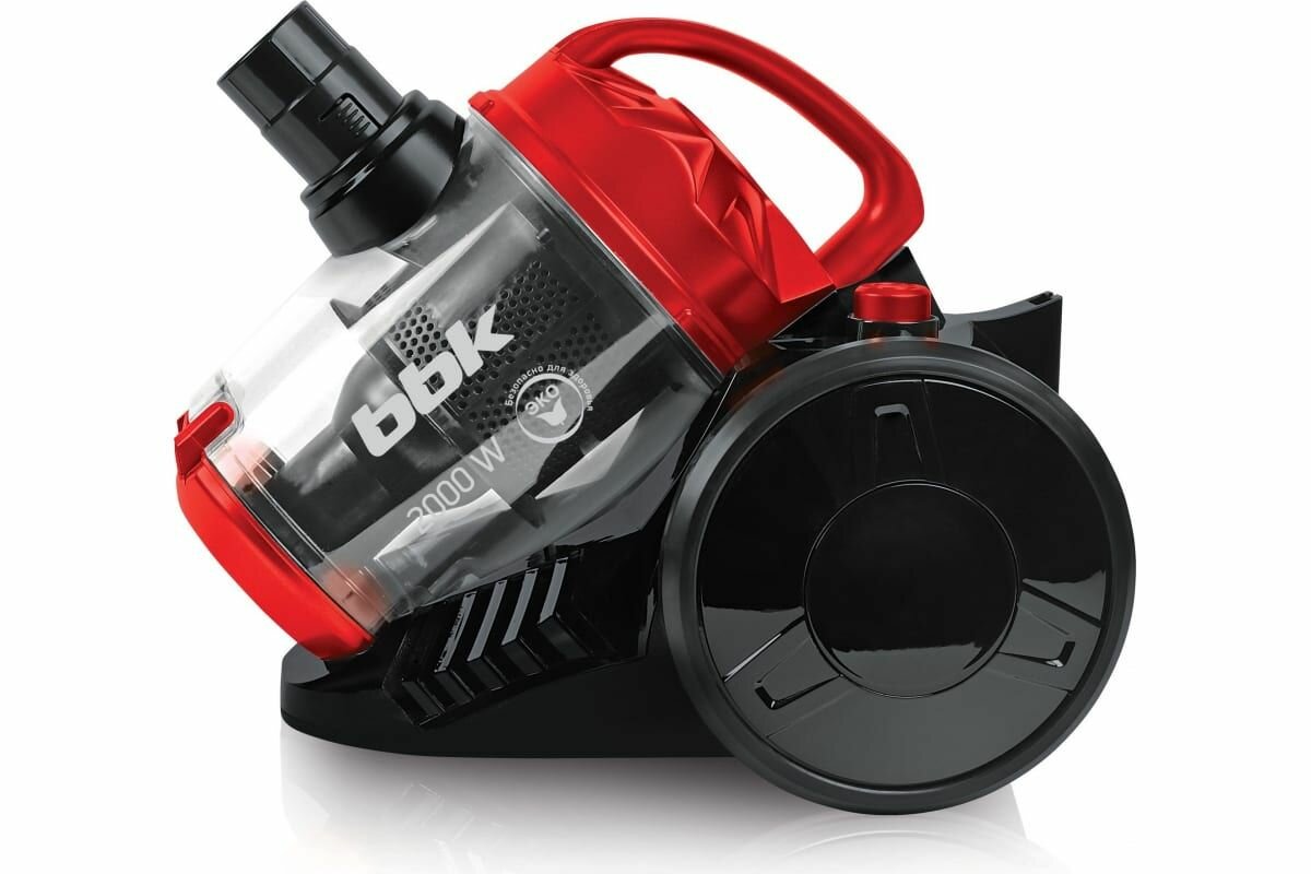 фото Пылесос циклонный BV1503 черный/красный bbk 00-00000263