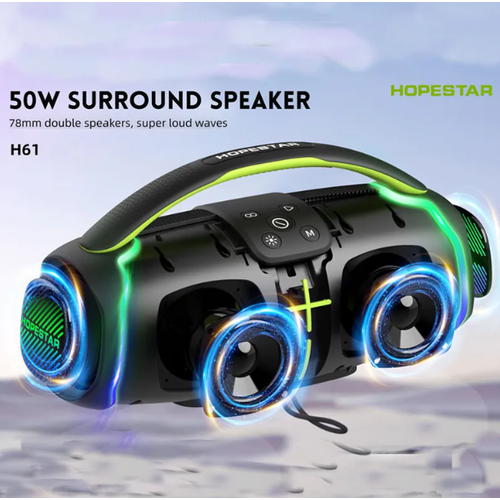 Беспроводная колонка Hopestar H61 с басовым усилением 6990₽