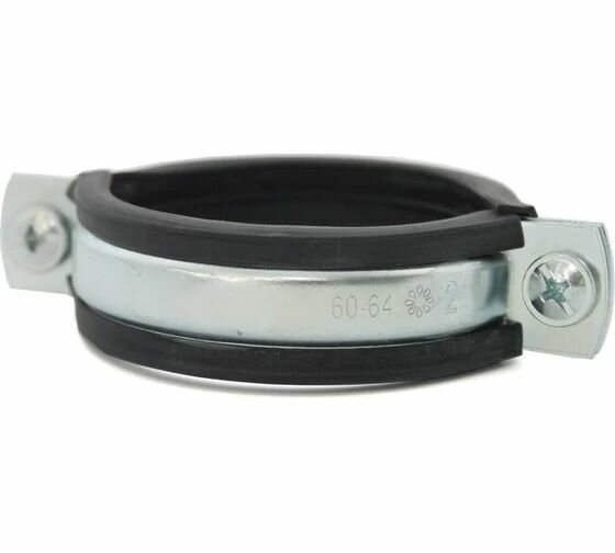 Сантехнический хомут для труб с гайкой СВК 2 М8 60-64 SVK-Fe050М8 Н0000024719